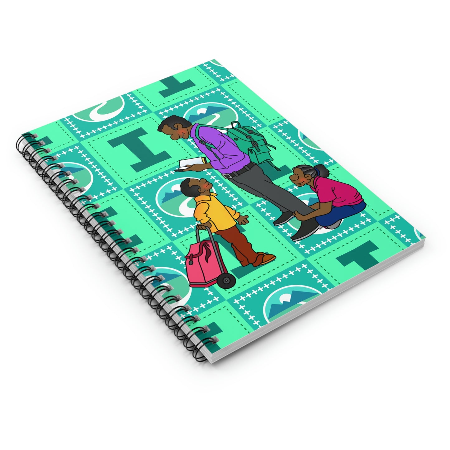 The Bible as Simple as ABC I Spiral Notebook - Ruled Line