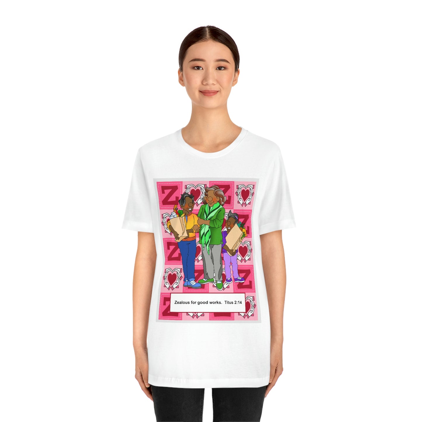 The Bible as Simple as ABC Z Unisex Jersey Short Sleeve Tee
