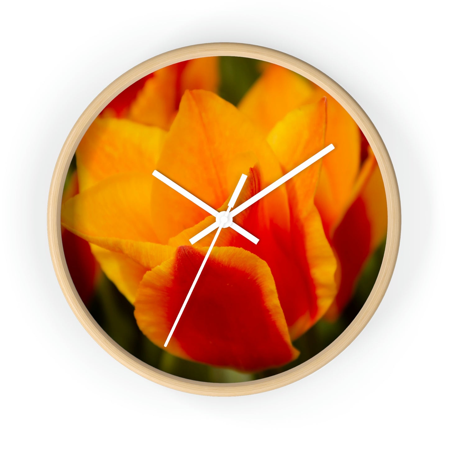 Flowers 13 Wall Clock