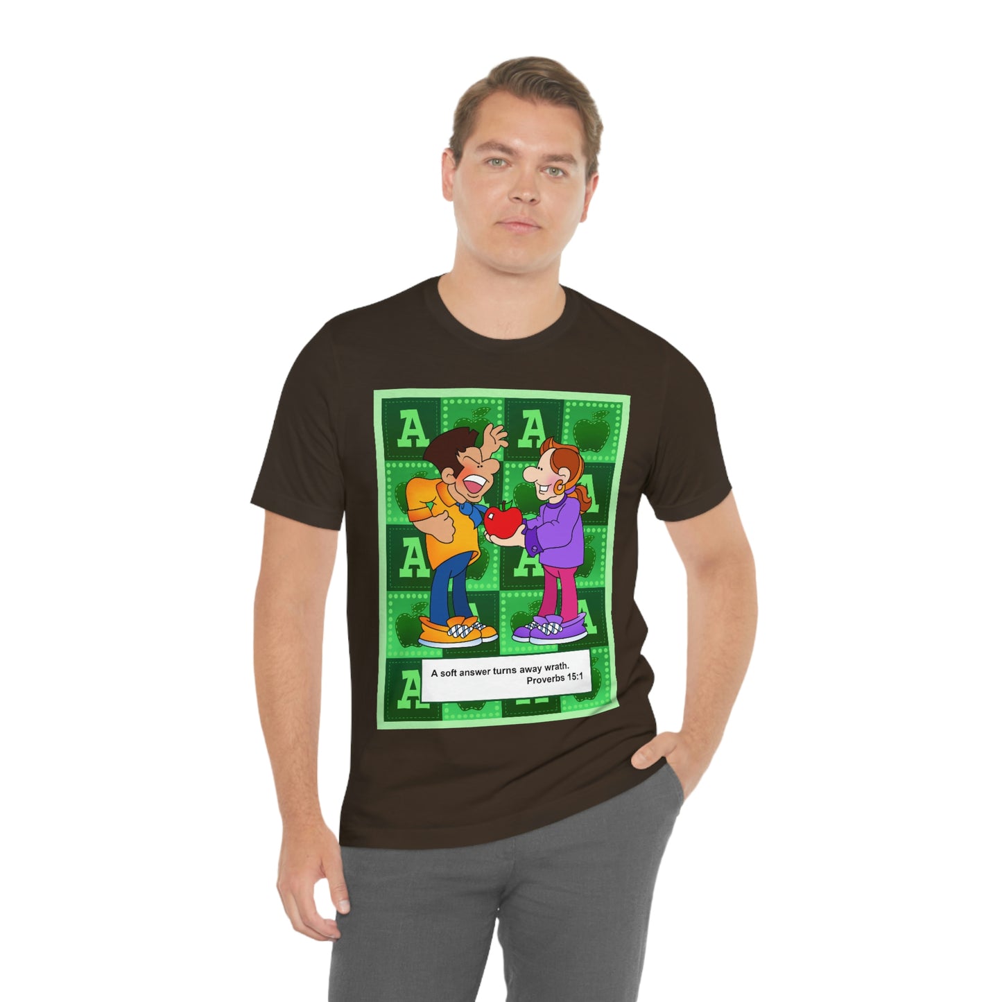 The Bible as Simple as ABC A Unisex Jersey Short Sleeve Tee