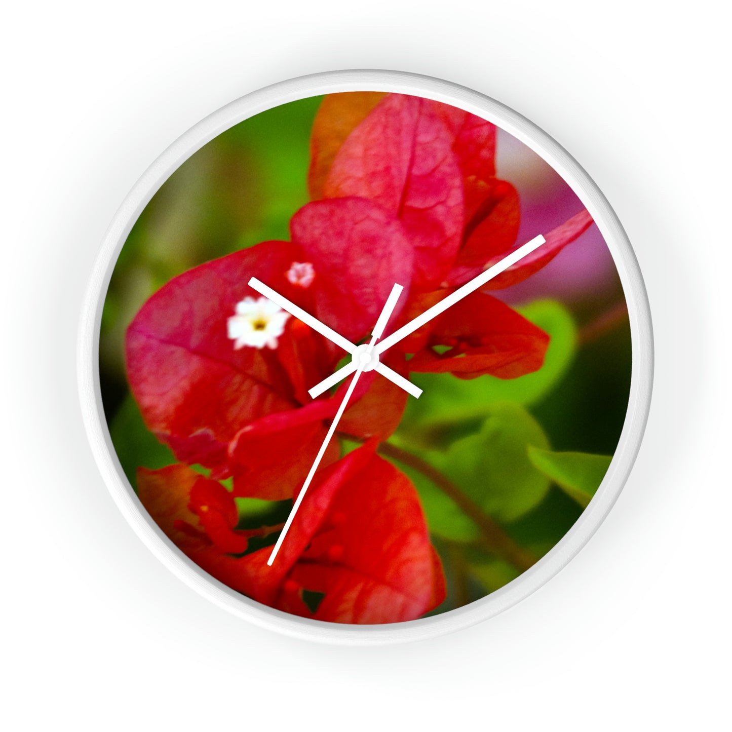 Flowers 28 Wall Clock