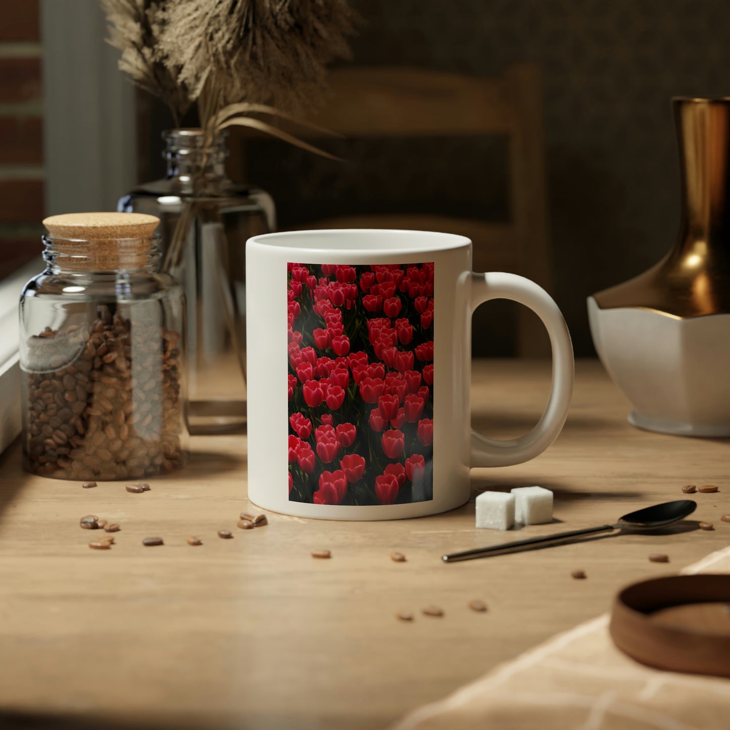 Flowers 24 Jumbo Mug, 20oz