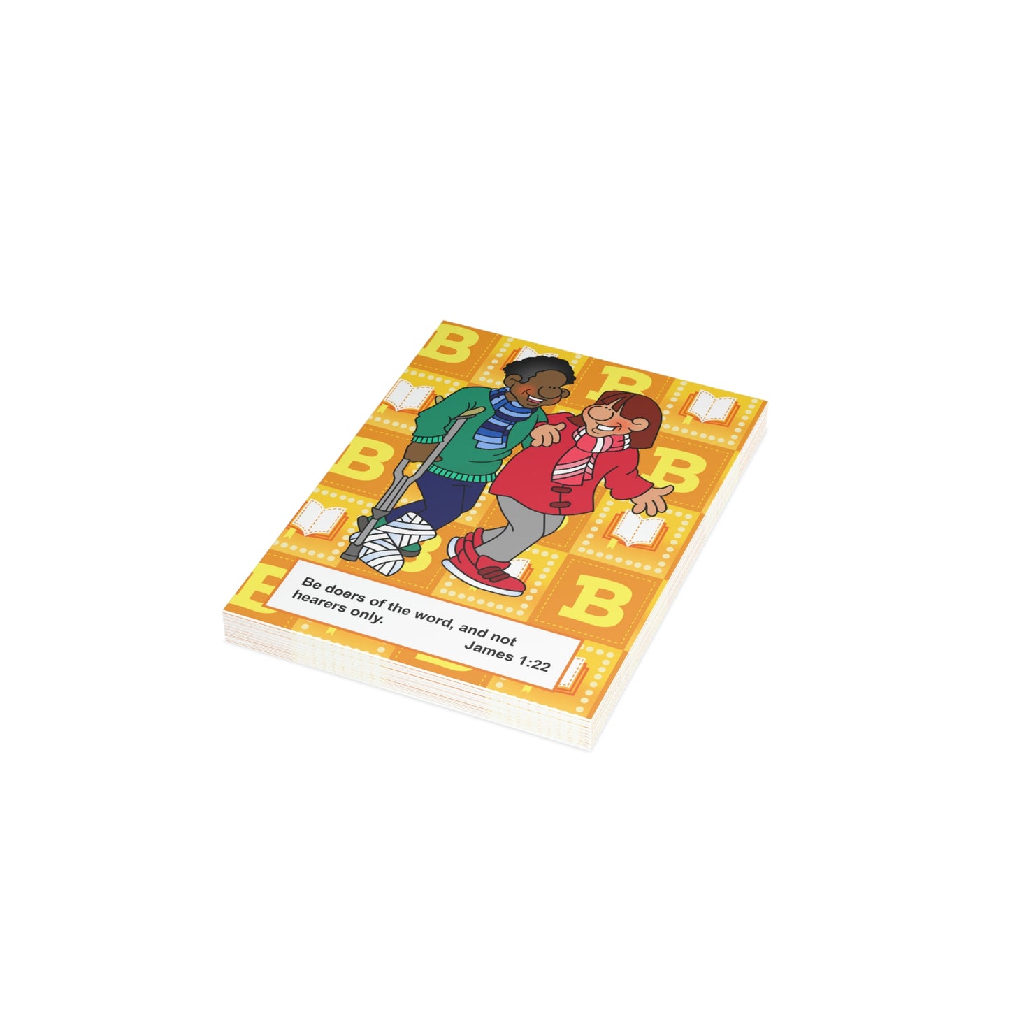 The Bible as Simple as ABC B Greeting Cards (1, 10, 30, and 50pcs)