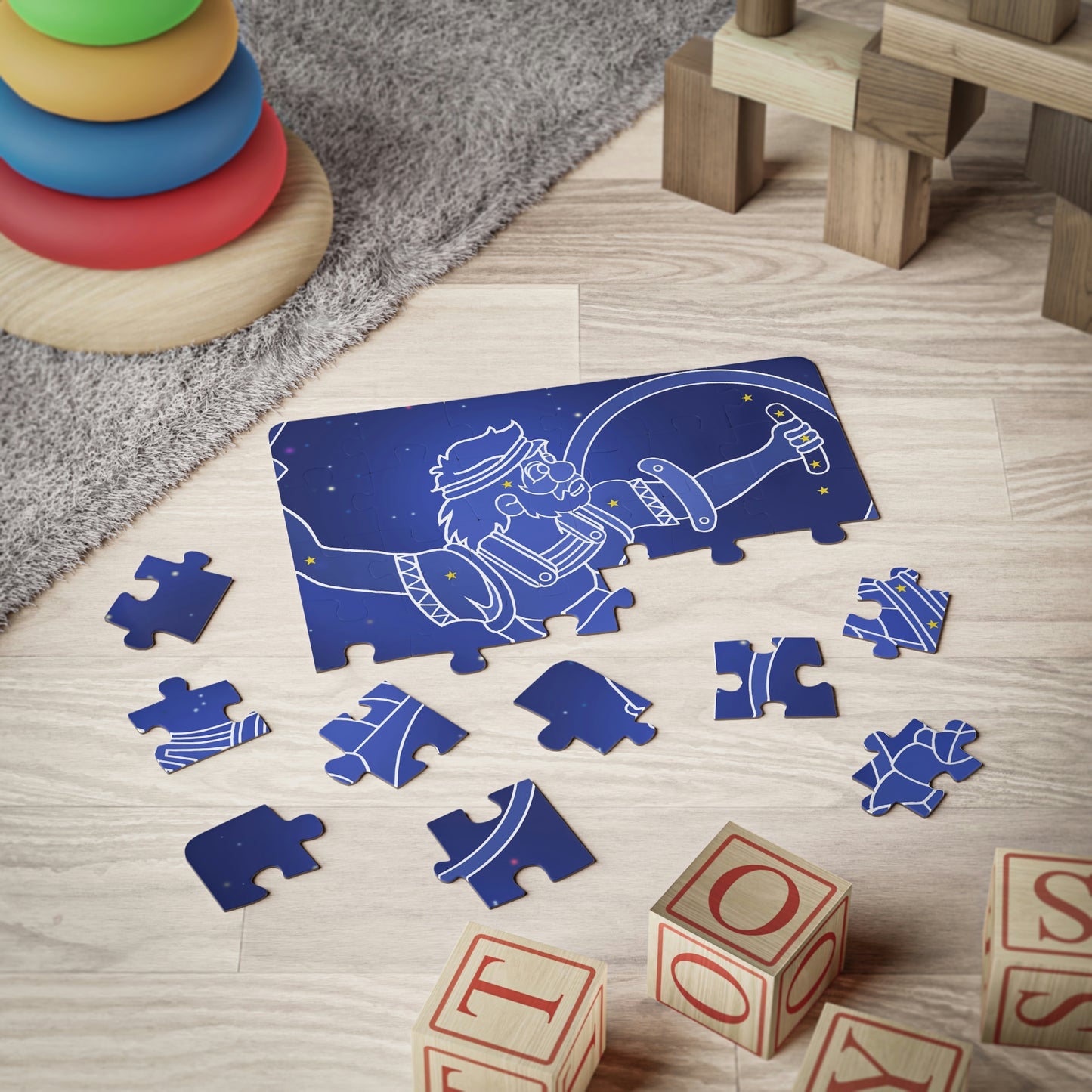Triple Gratitude with Assorted Monsters!! Kids' Puzzle, 30-Piece