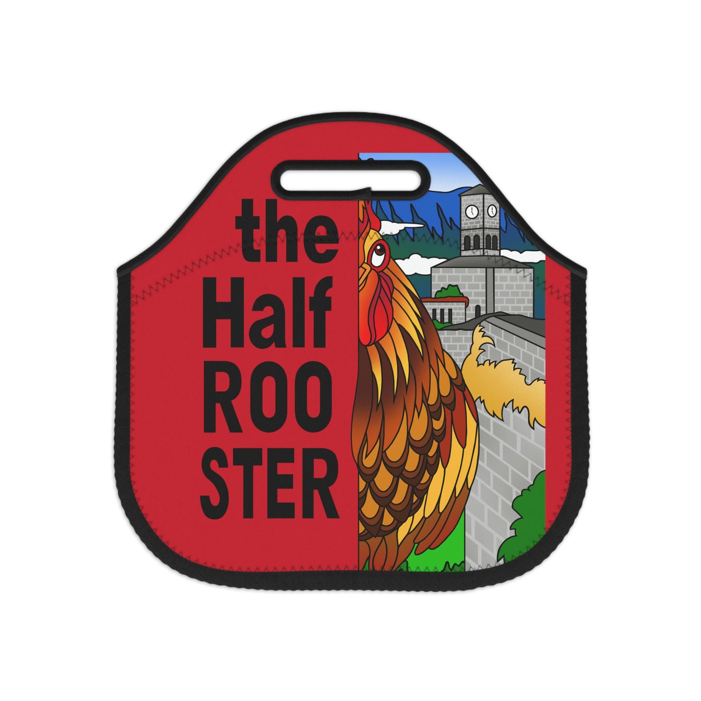 The Half Rooster Neoprene Lunch Bag