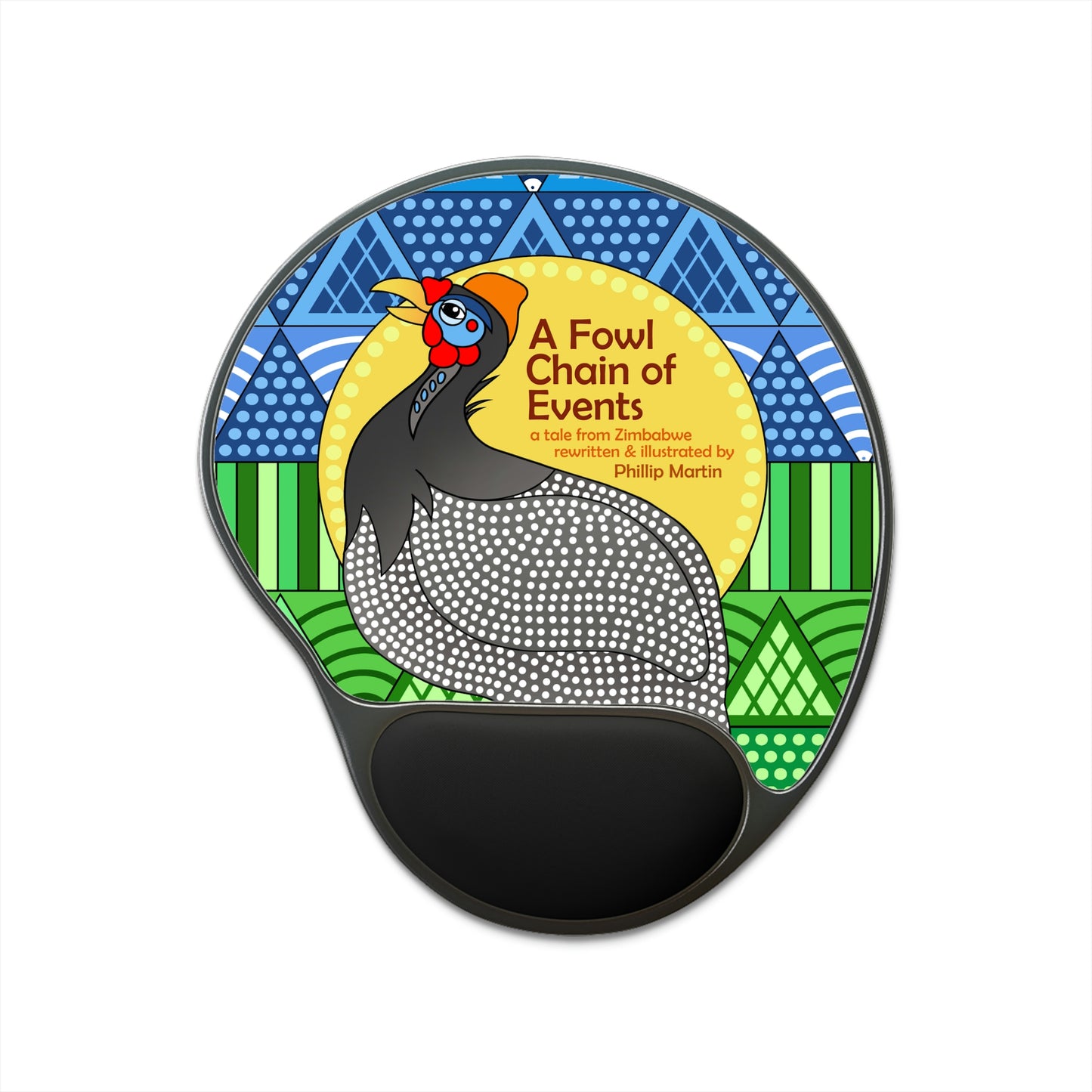 A Fowl Chain of Events Mouse Pad With Wrist Rest