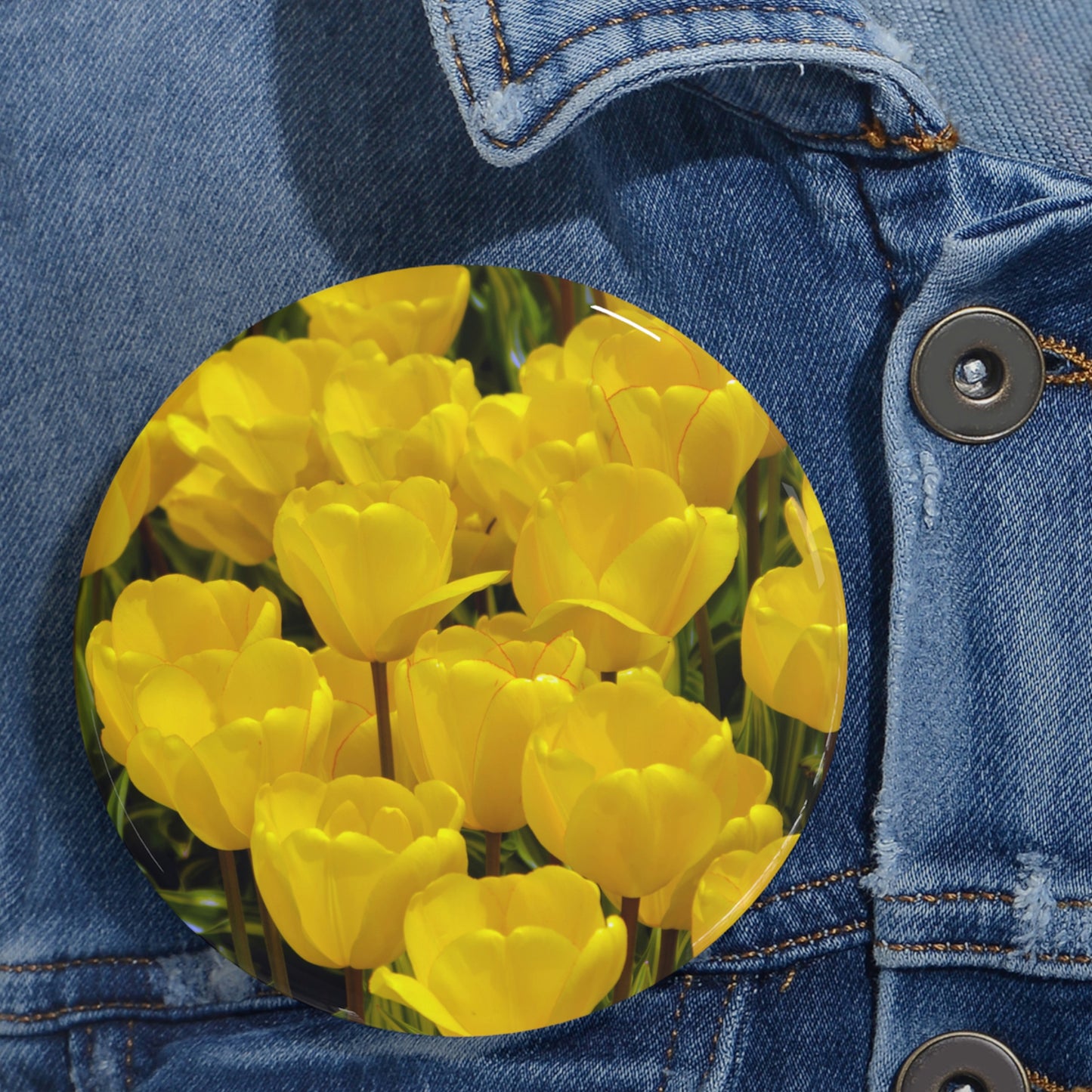 Flowers 23 Round Pins
