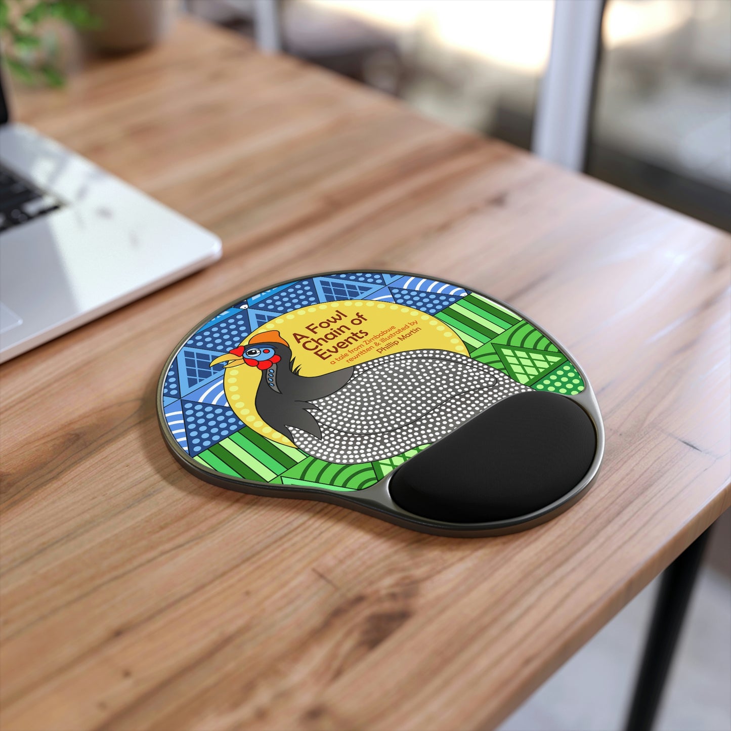 A Fowl Chain of Events Mouse Pad With Wrist Rest