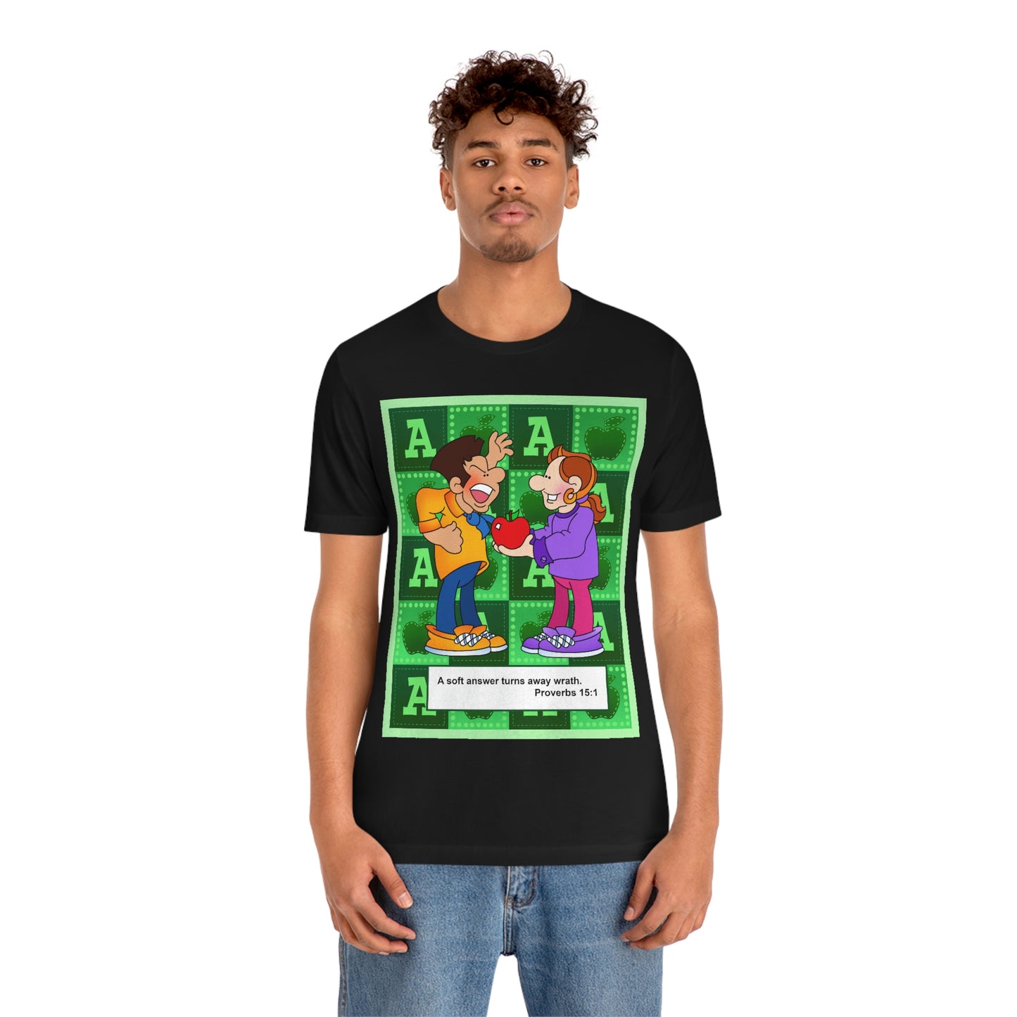 The Bible as Simple as ABC A Unisex Jersey Short Sleeve Tee
