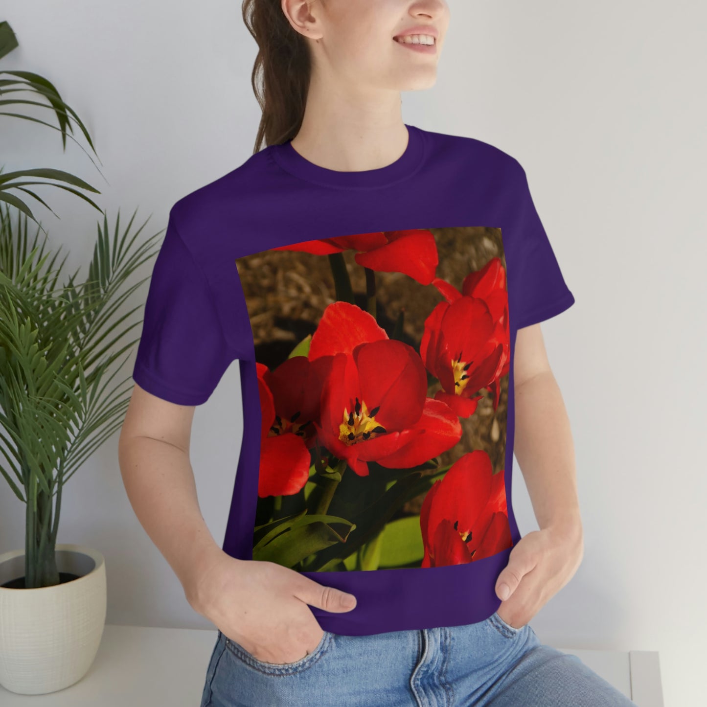Flowers 05 Unisex Jersey Short Sleeve Tee