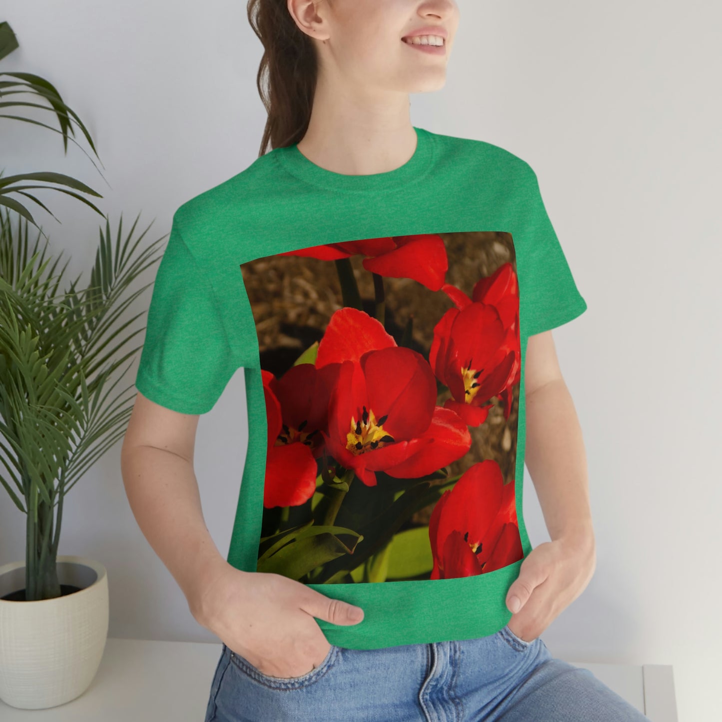 Flowers 05 Unisex Jersey Short Sleeve Tee