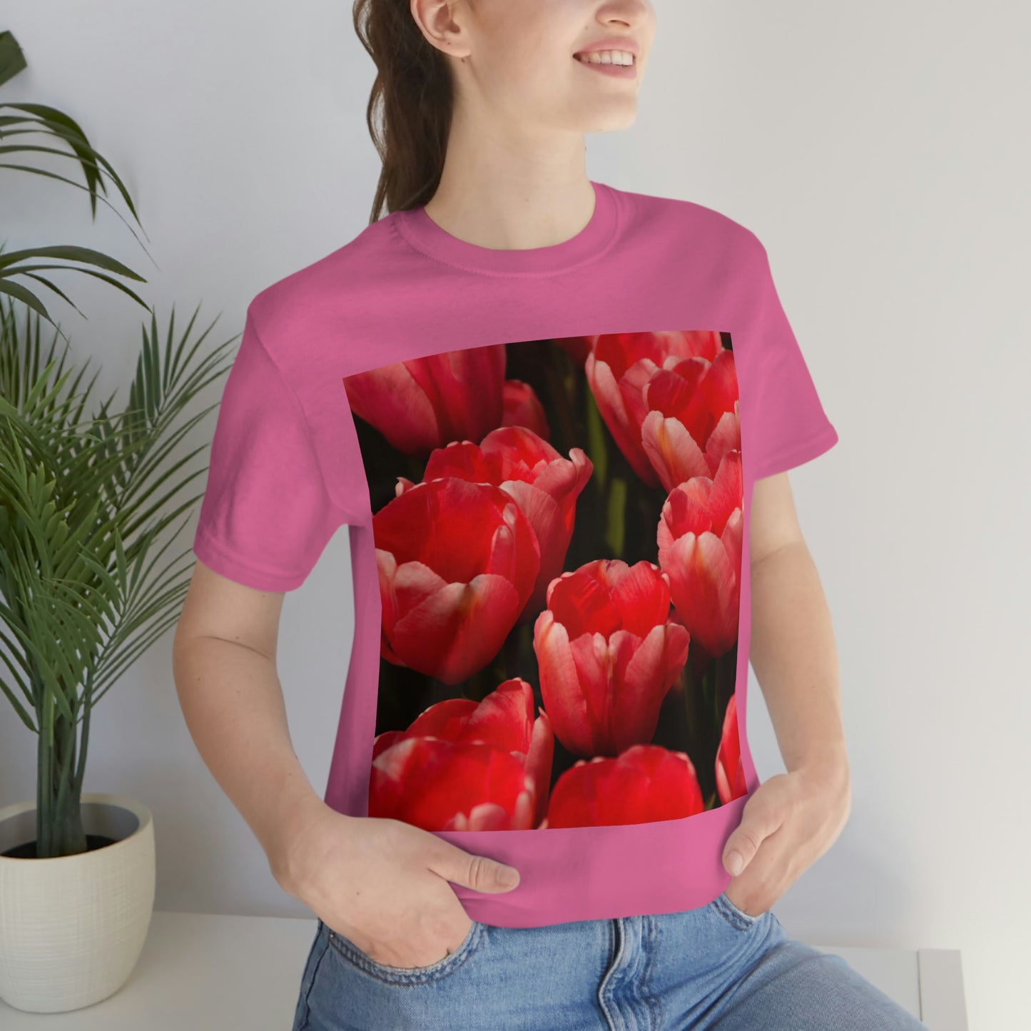 Flowers 09 Unisex Jersey Short Sleeve Tee