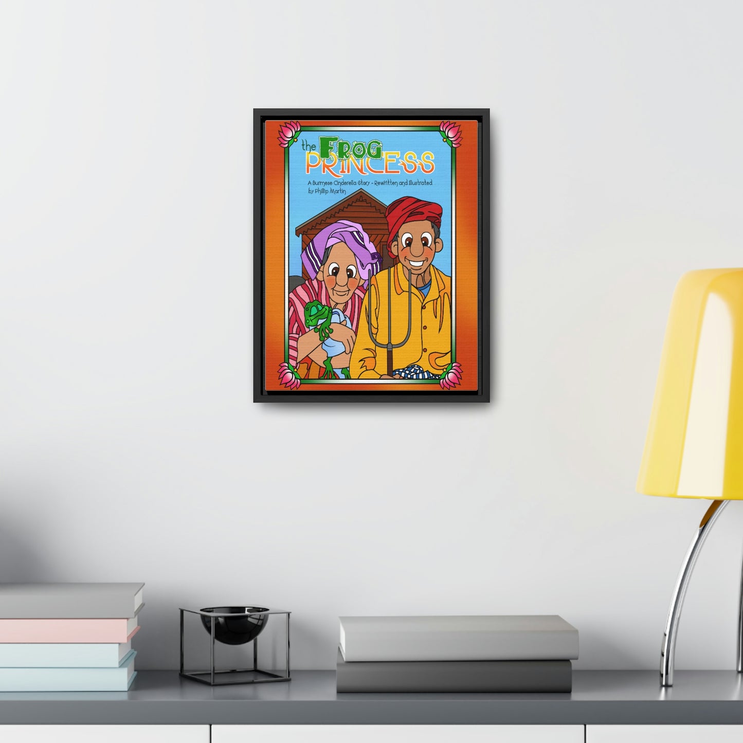 The Frog Princess Gallery Canvas Wraps, Vertical Frame