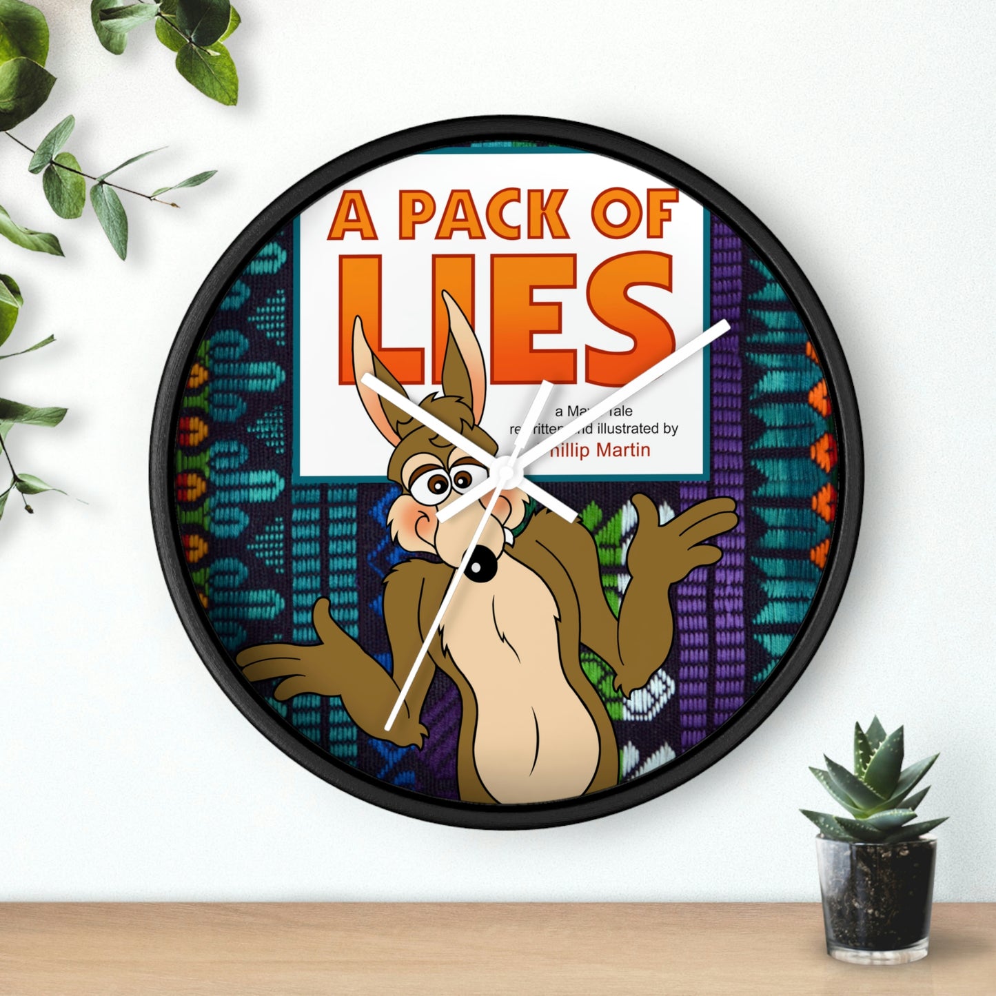 A Pack of Lies Wall clock