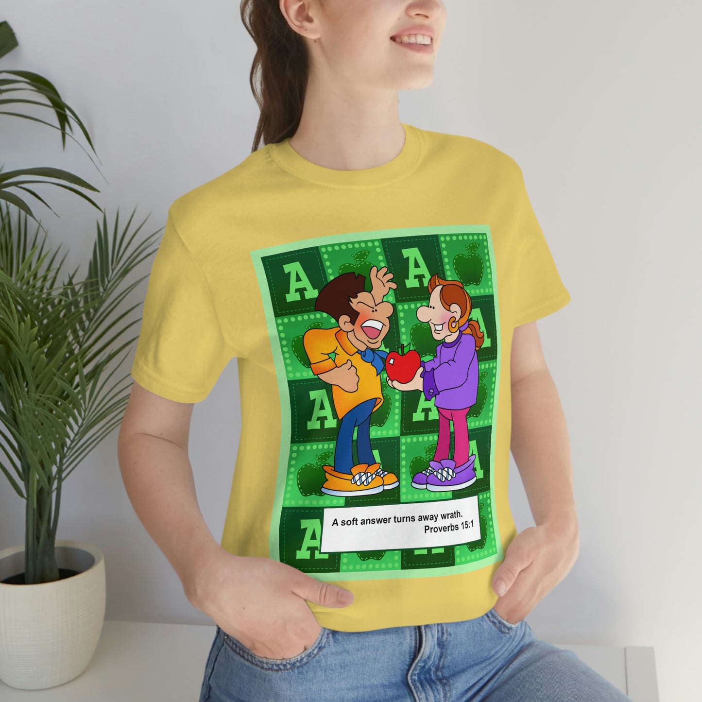 The Bible as Simple as ABC A Unisex Jersey Short Sleeve Tee