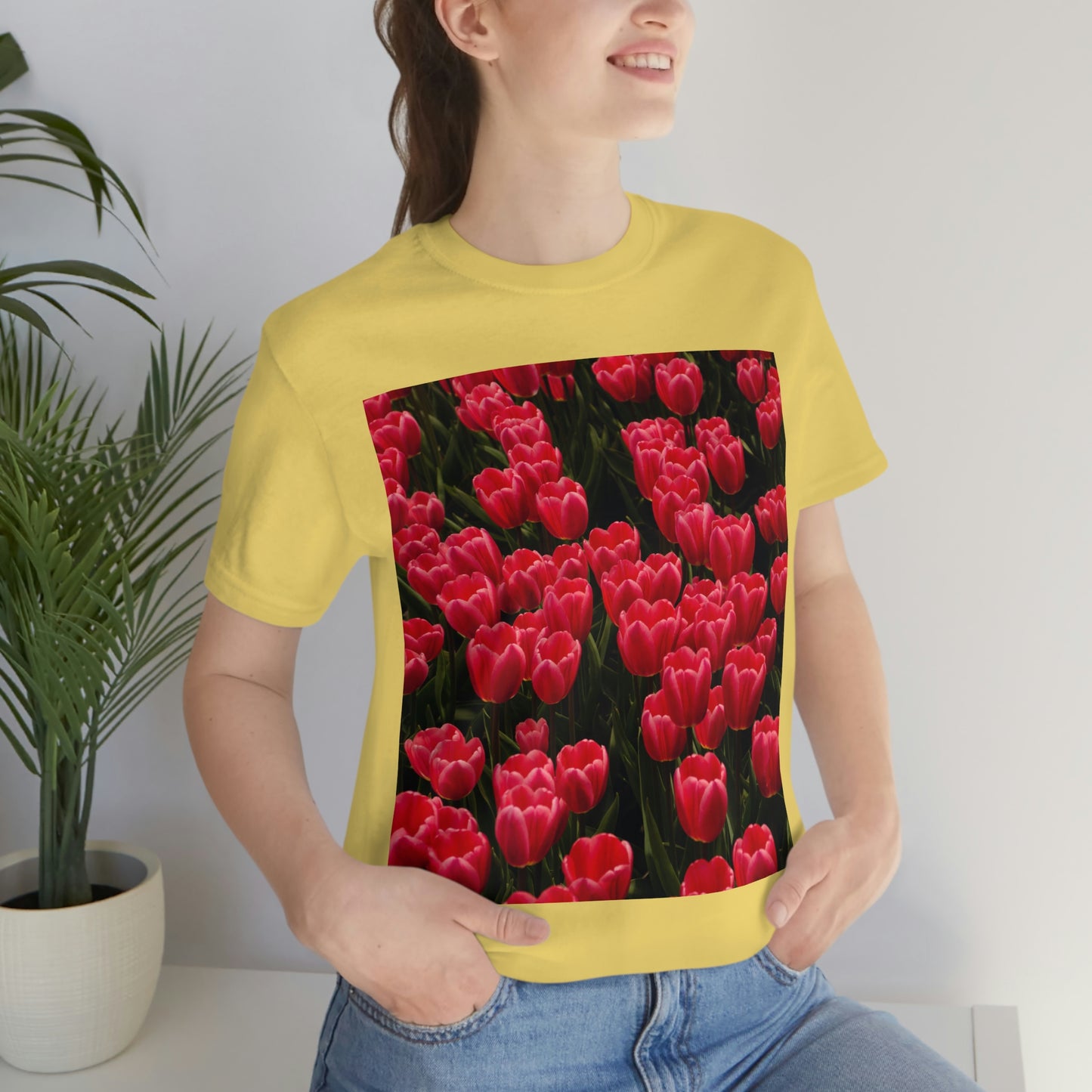 Flowers 24 Unisex Jersey Short Sleeve Tee