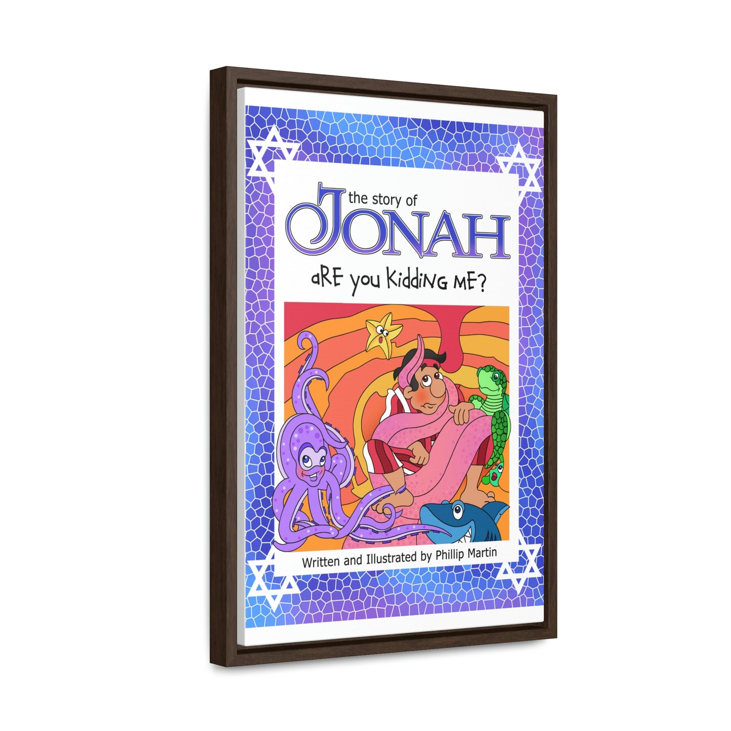 The Story of Jonah Gallery Canvas Wraps, Vertical Frame
