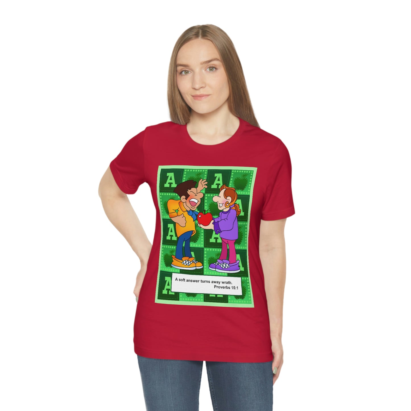 The Bible as Simple as ABC A Unisex Jersey Short Sleeve Tee