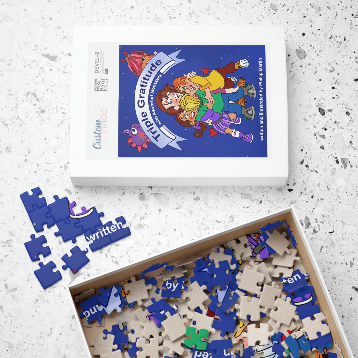 Triple Gratitude with Assorted Monsters Puzzle (110, 252, 500, 1014-piece)