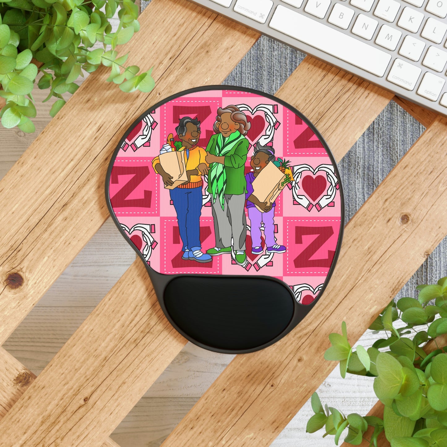 The Bible as Simple as ABC Z Mouse Pad With Wrist Rest
