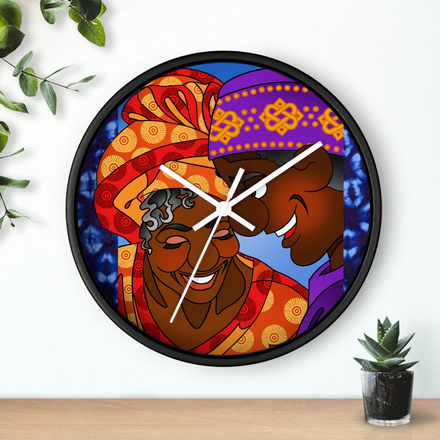 The Paramount Chief and One Wise Woman Wall clock