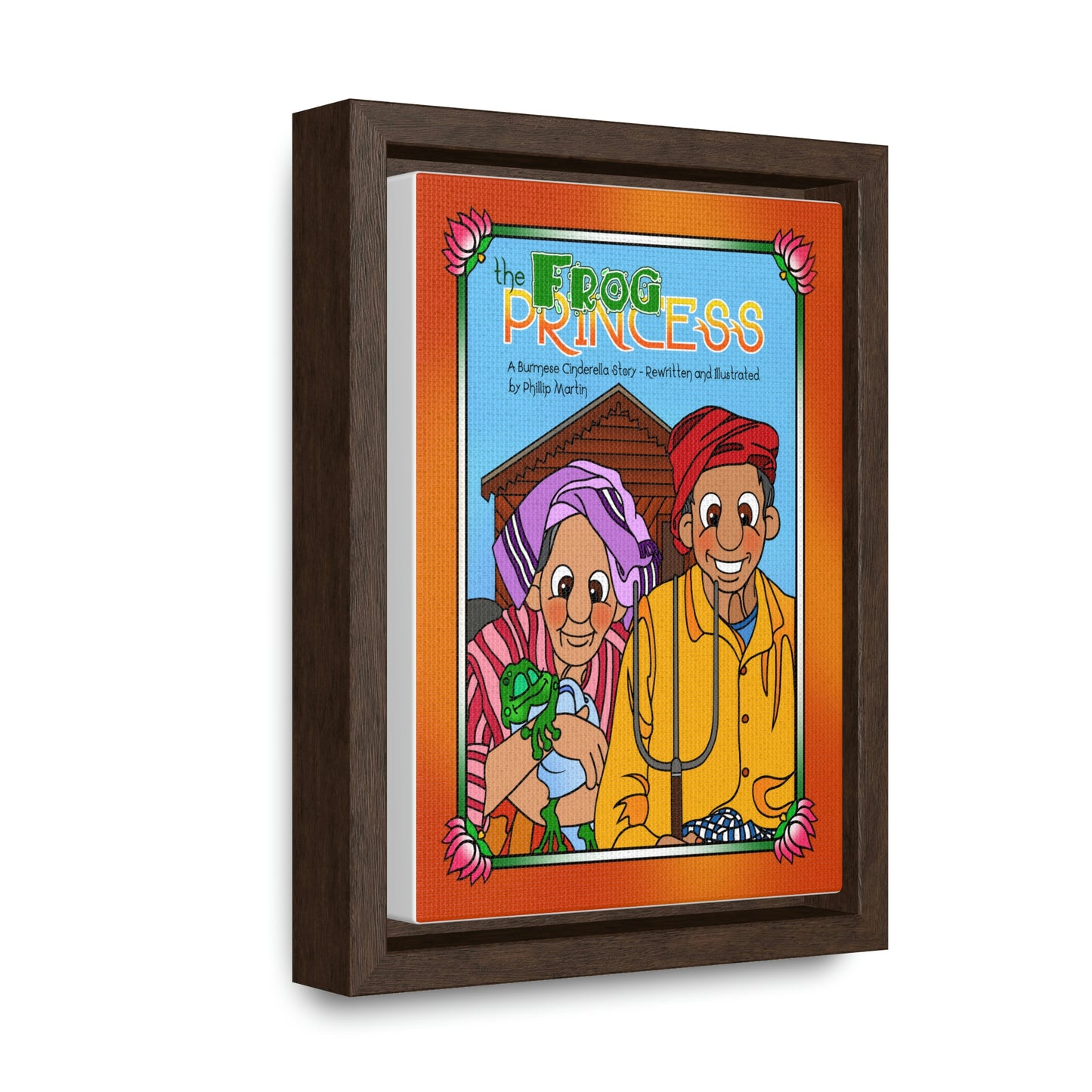The Frog Princess Gallery Canvas Wraps, Vertical Frame