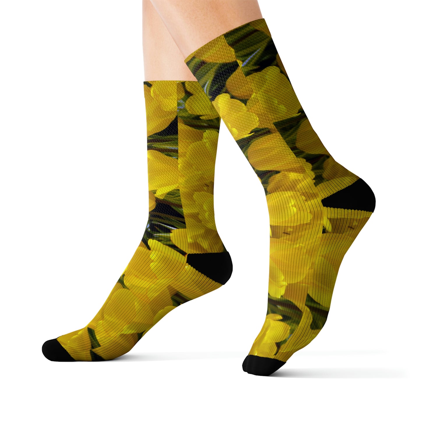 Flowers 16 Sublimation Socks