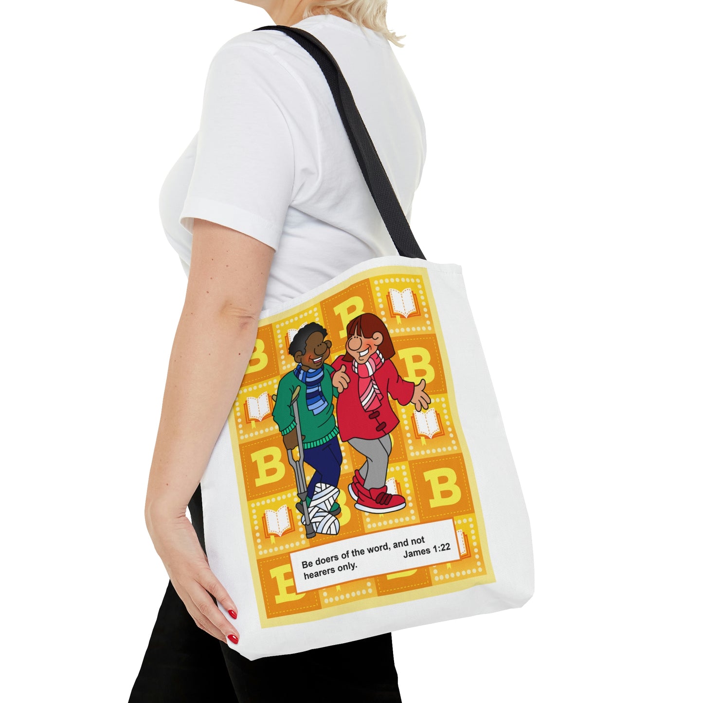The Bible as Simple as ABC B AOP Tote Bag