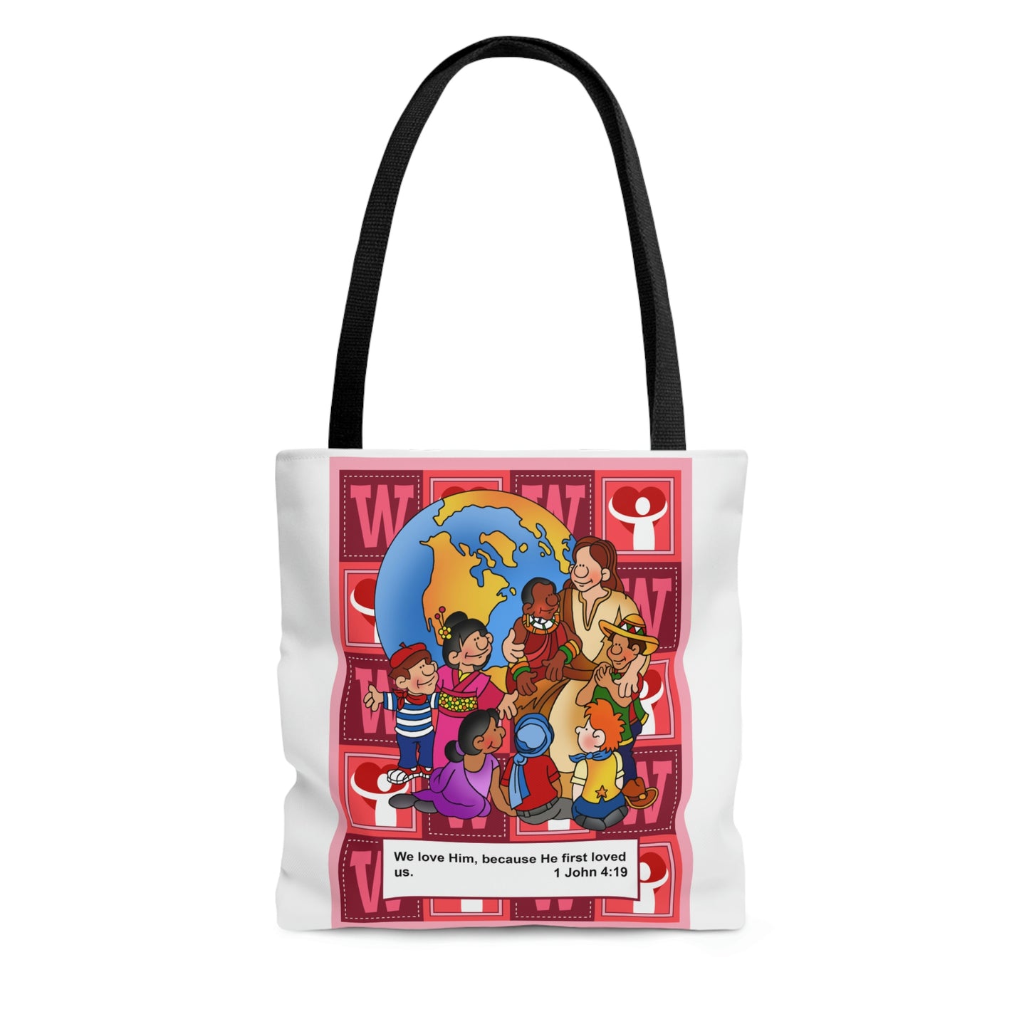 The Bible as Simple as ABC W AOP Tote Bag