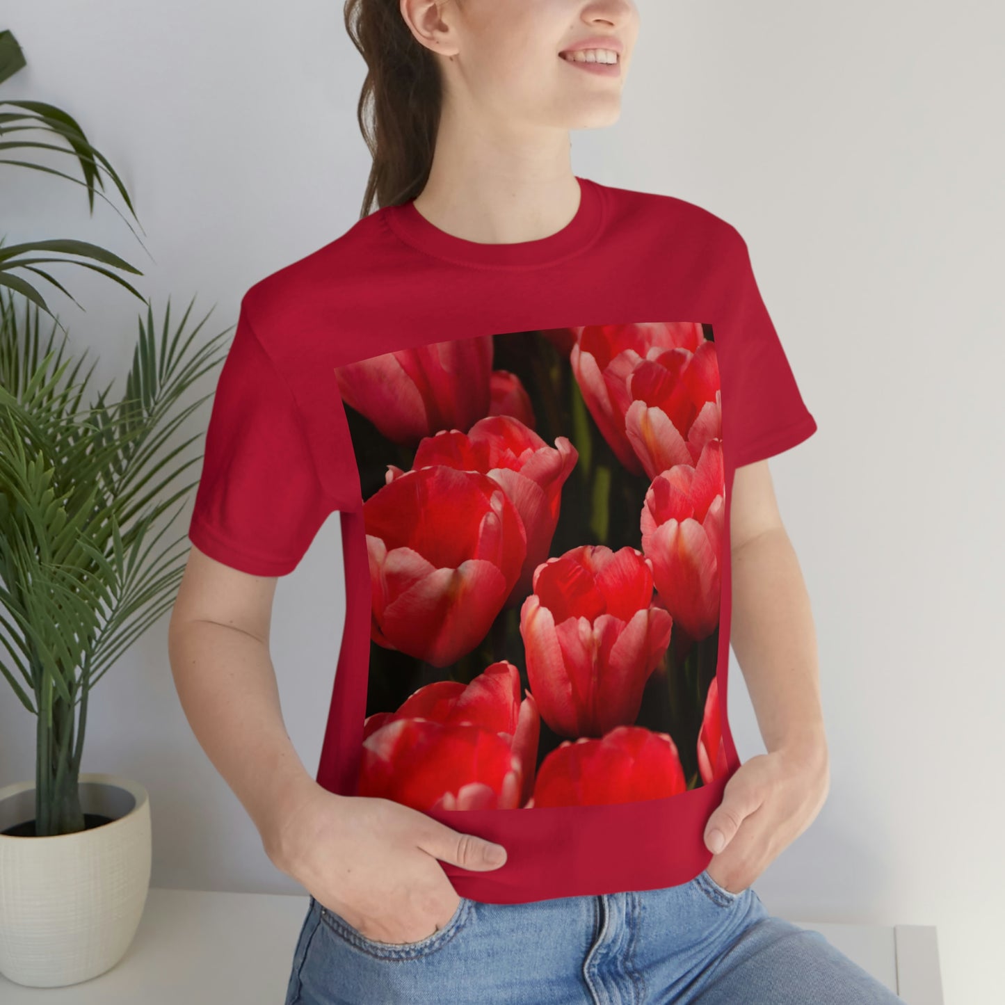 Flowers 09 Unisex Jersey Short Sleeve Tee