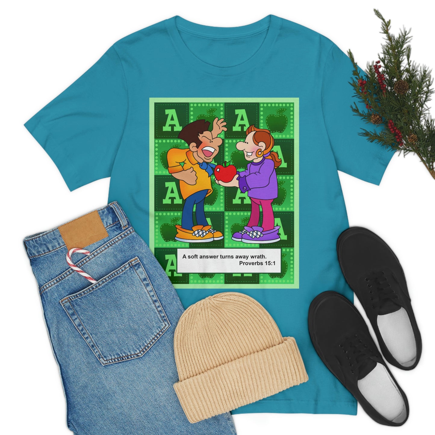 The Bible as Simple as ABC A Unisex Jersey Short Sleeve Tee