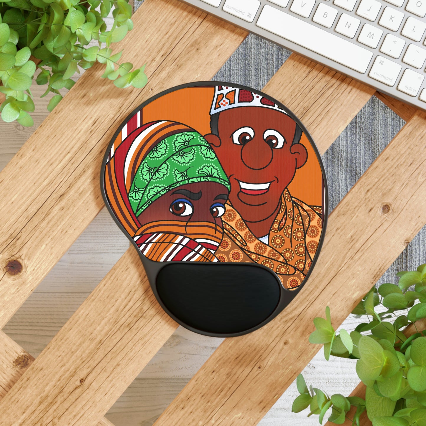 The Kitty Cat Cried! Mouse Pad With Wrist Rest