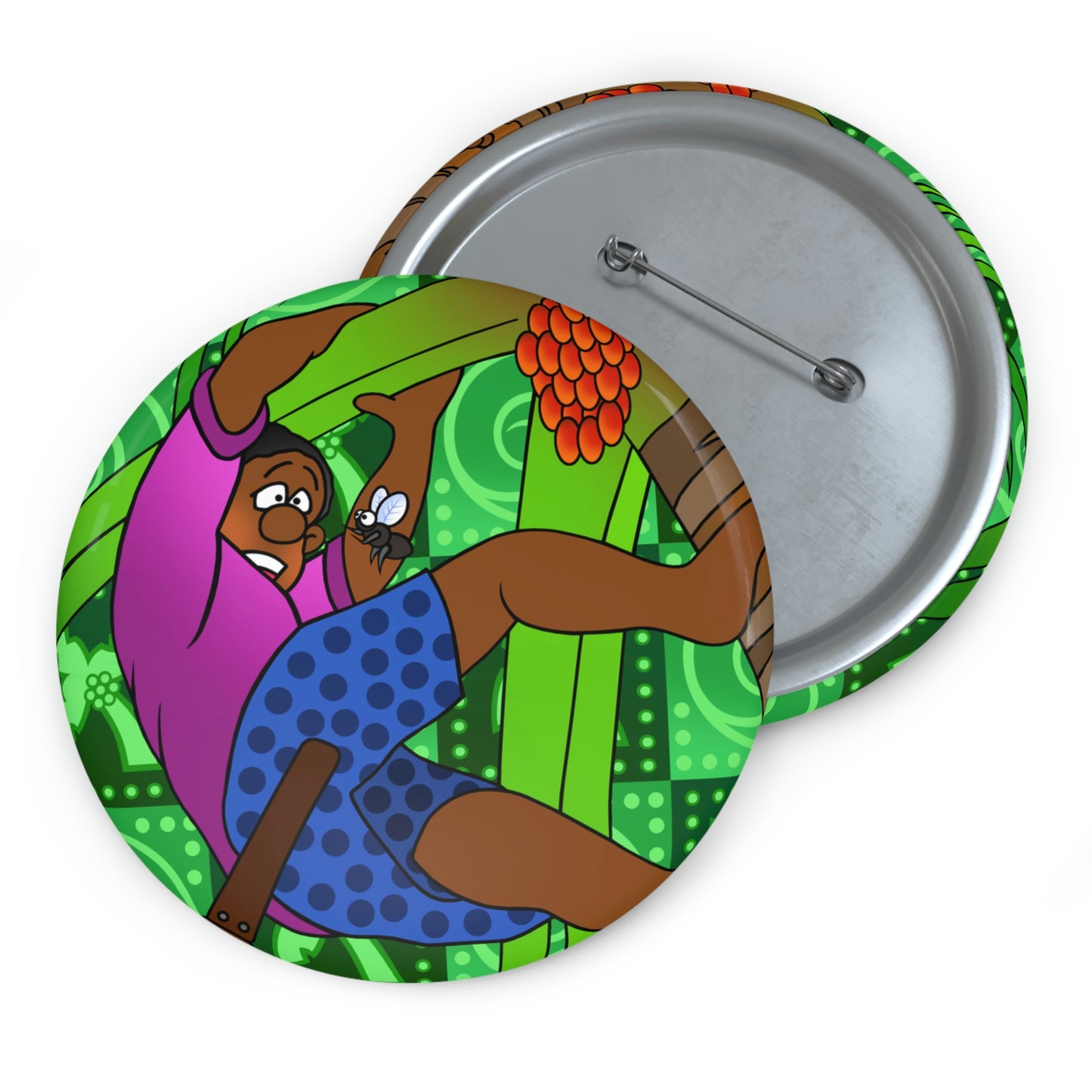 A Fowl Chain of Events! Custom Pin Buttons