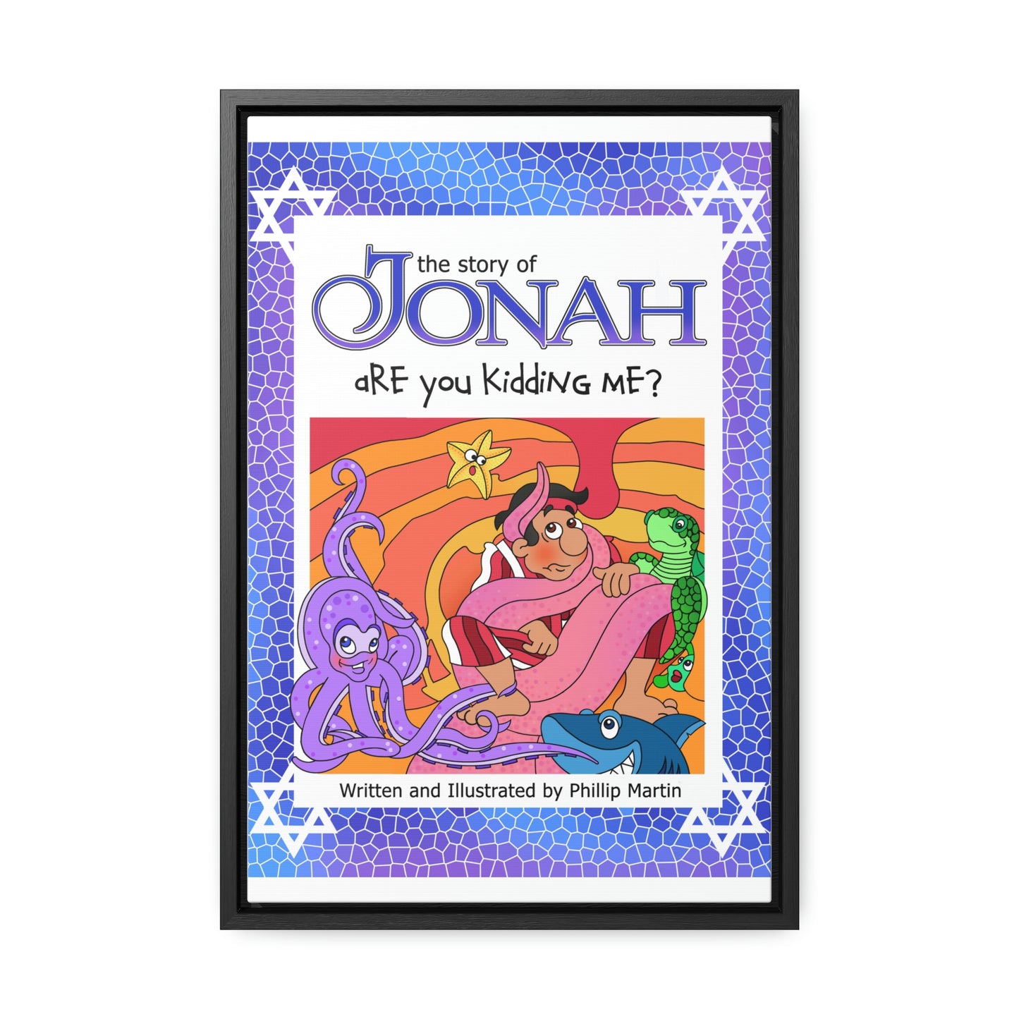The Story of Jonah Gallery Canvas Wraps, Vertical Frame