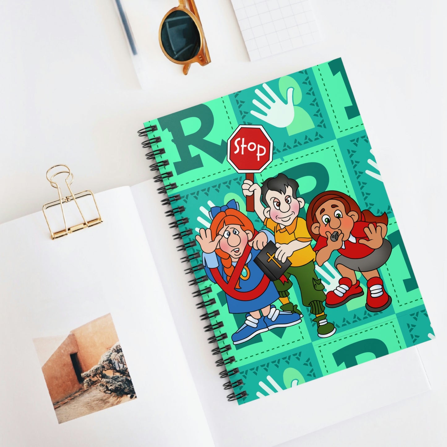 The Bible as Simple as ABC R Spiral Notebook - Ruled Line