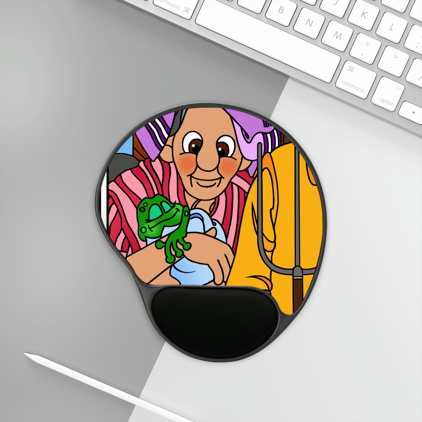 The Frog Princess Mouse Pad With Wrist Rest