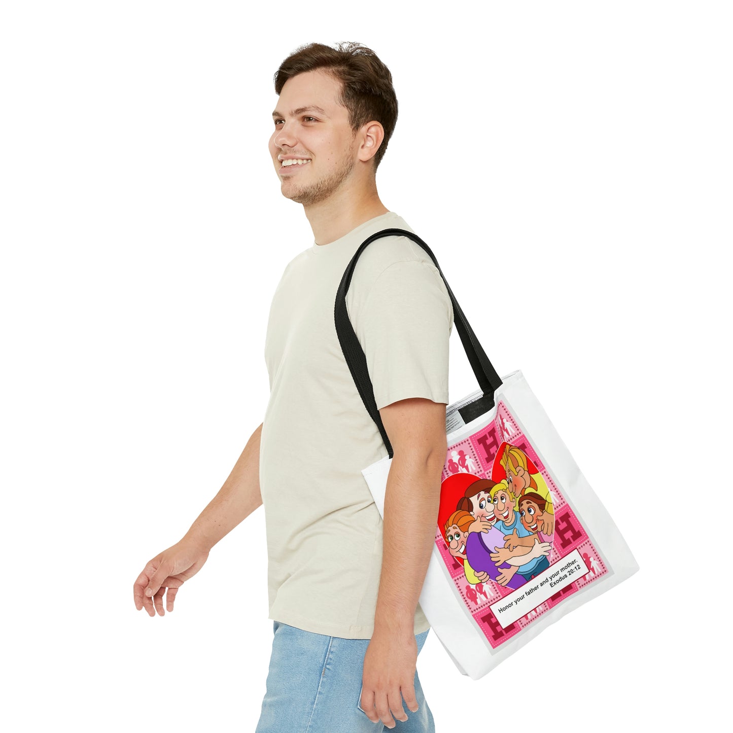 The Bible as Simple as ABC H AOP Tote Bag