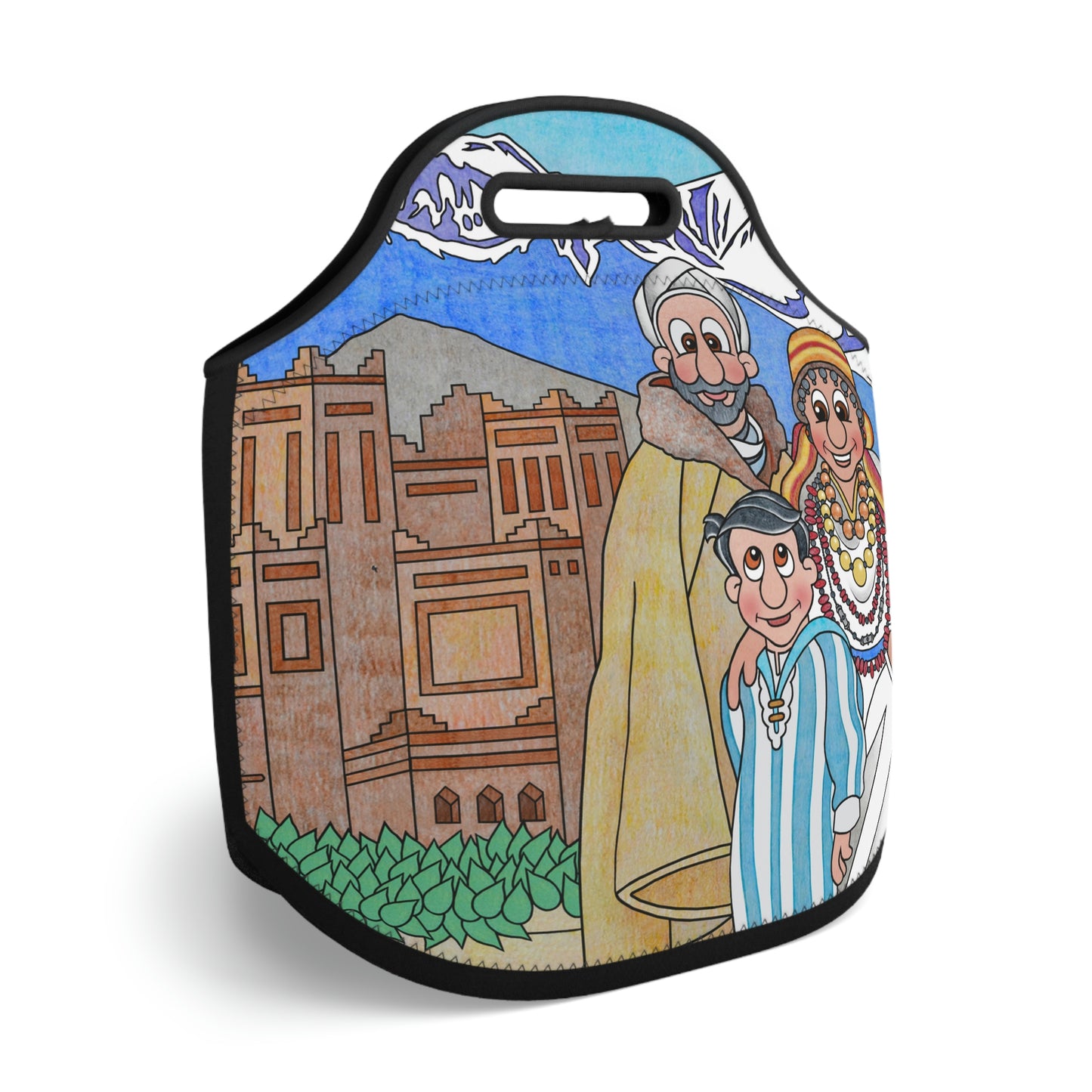 The Stone at the Door Neoprene Lunch Bag