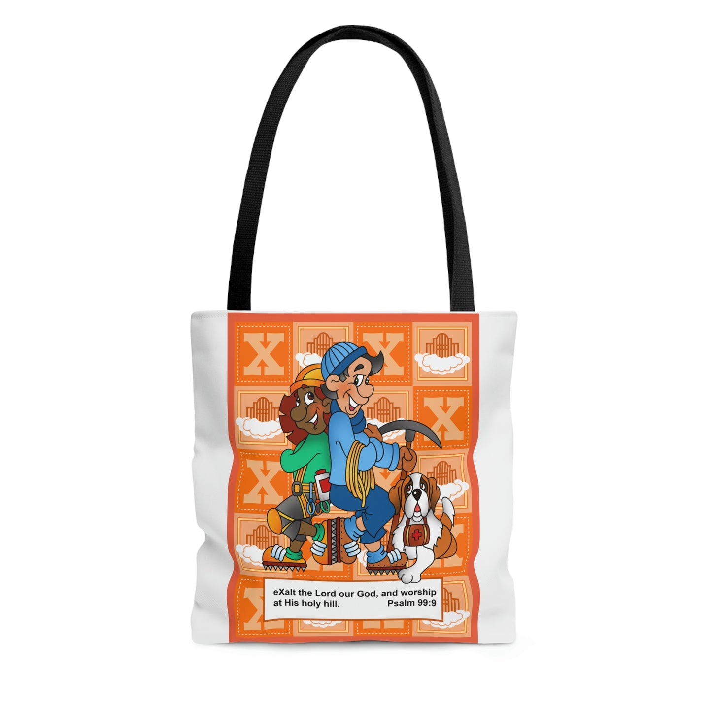 The Bible as Simple as ABC X AOP Tote Bag