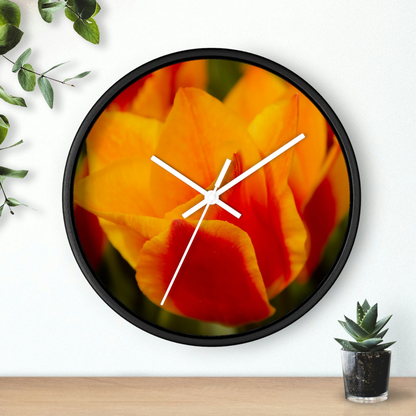 Flowers 13 Wall Clock