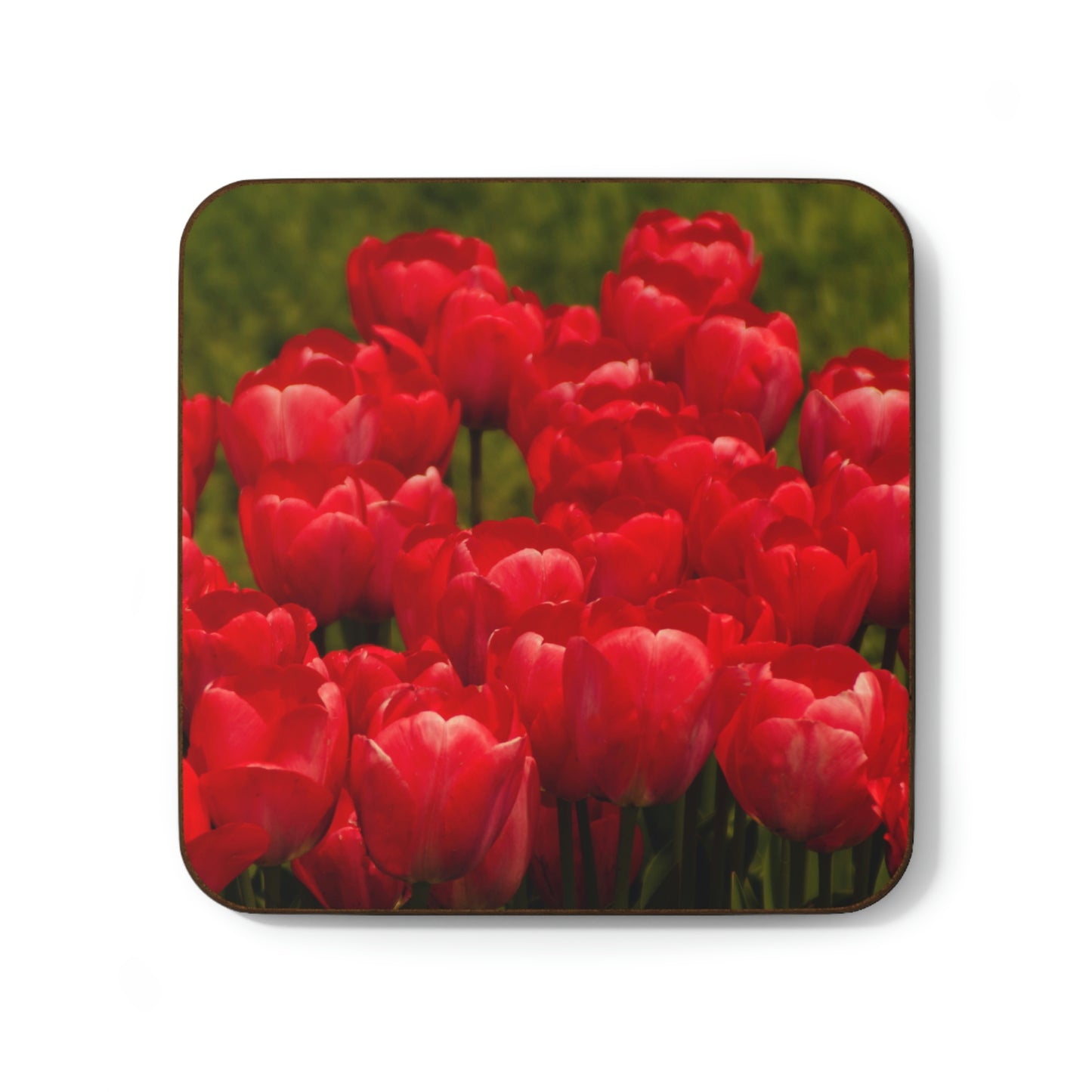 Flowers 22 Hardboard Back Coaster