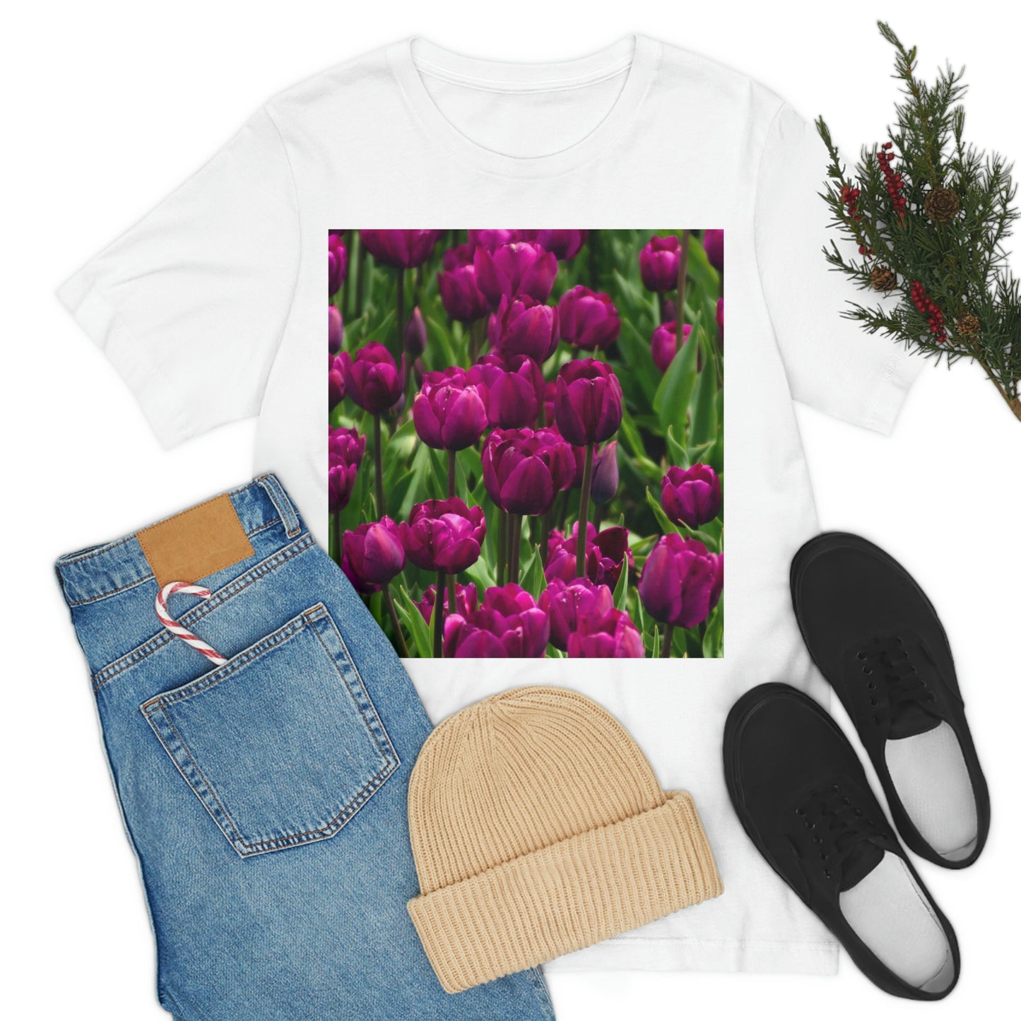Flowers 20 Unisex Jersey Short Sleeve Tee