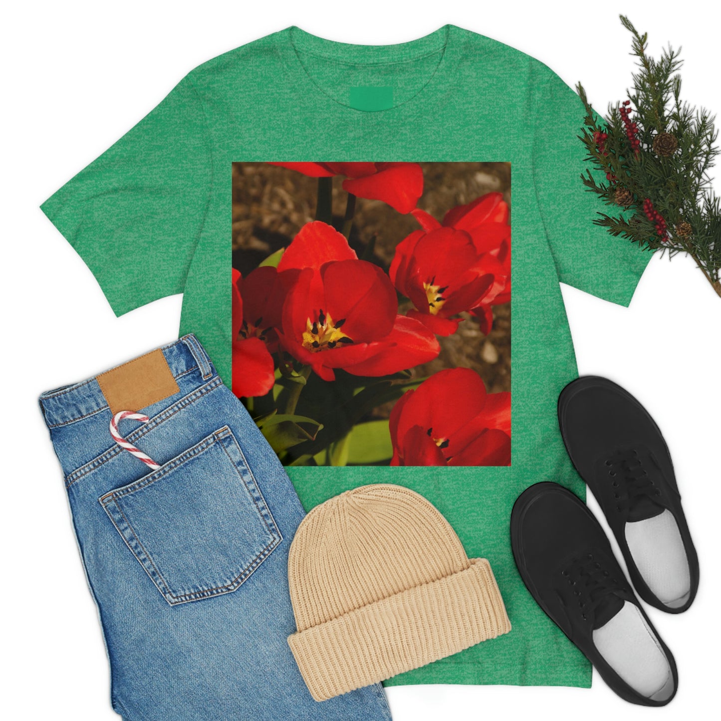 Flowers 05 Unisex Jersey Short Sleeve Tee