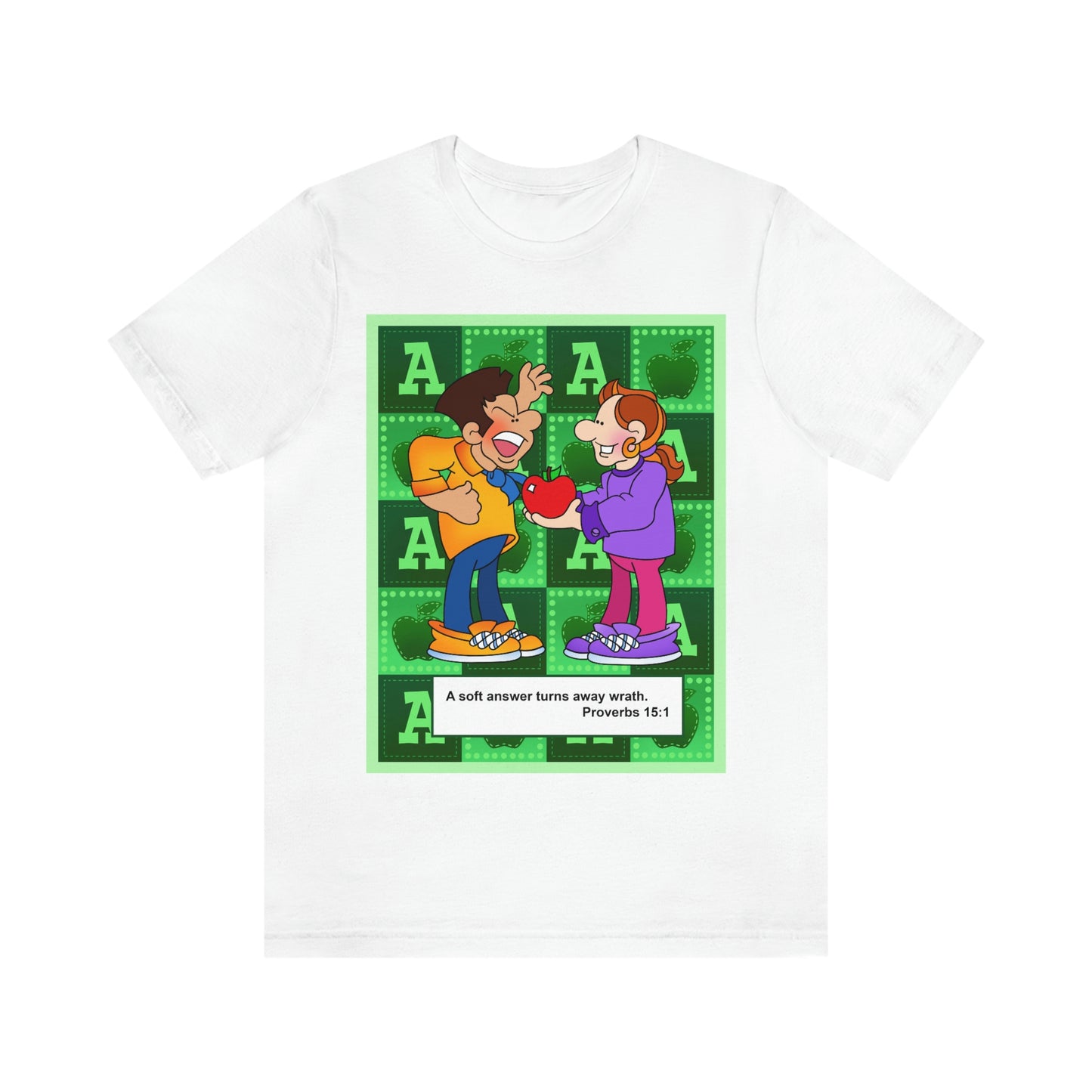 The Bible as Simple as ABC A Unisex Jersey Short Sleeve Tee