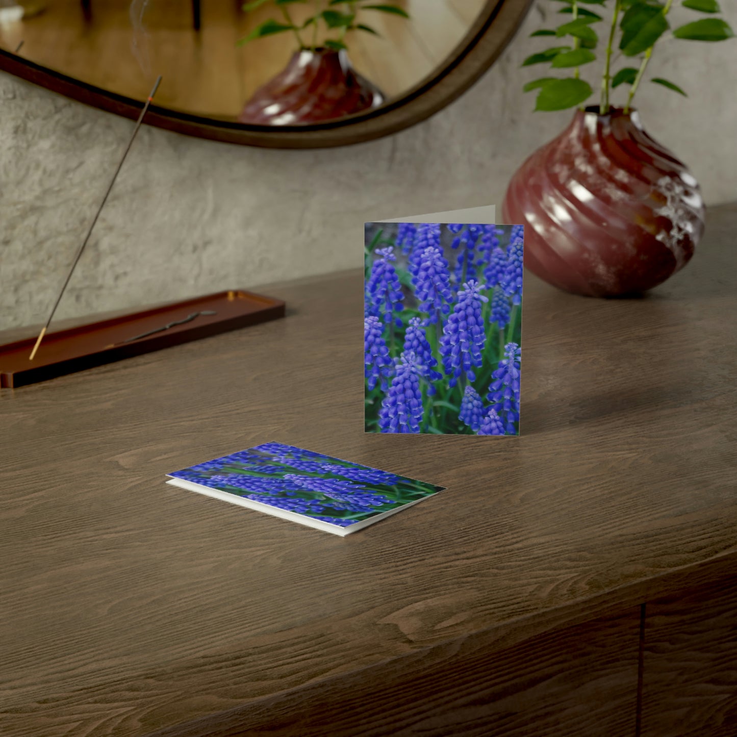 Flowers 10 Greeting Cards (1, 10, 30, and 50pcs)