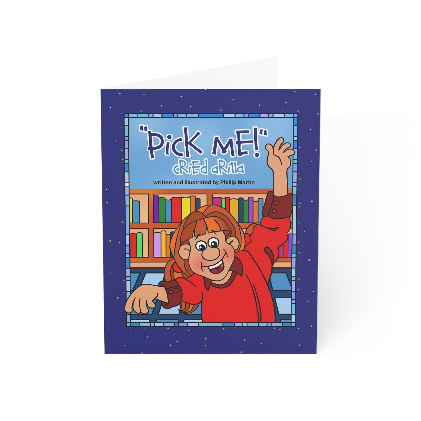 Pick Me Cried Arilla Greeting Cards (1, 10, 30, and 50pcs)