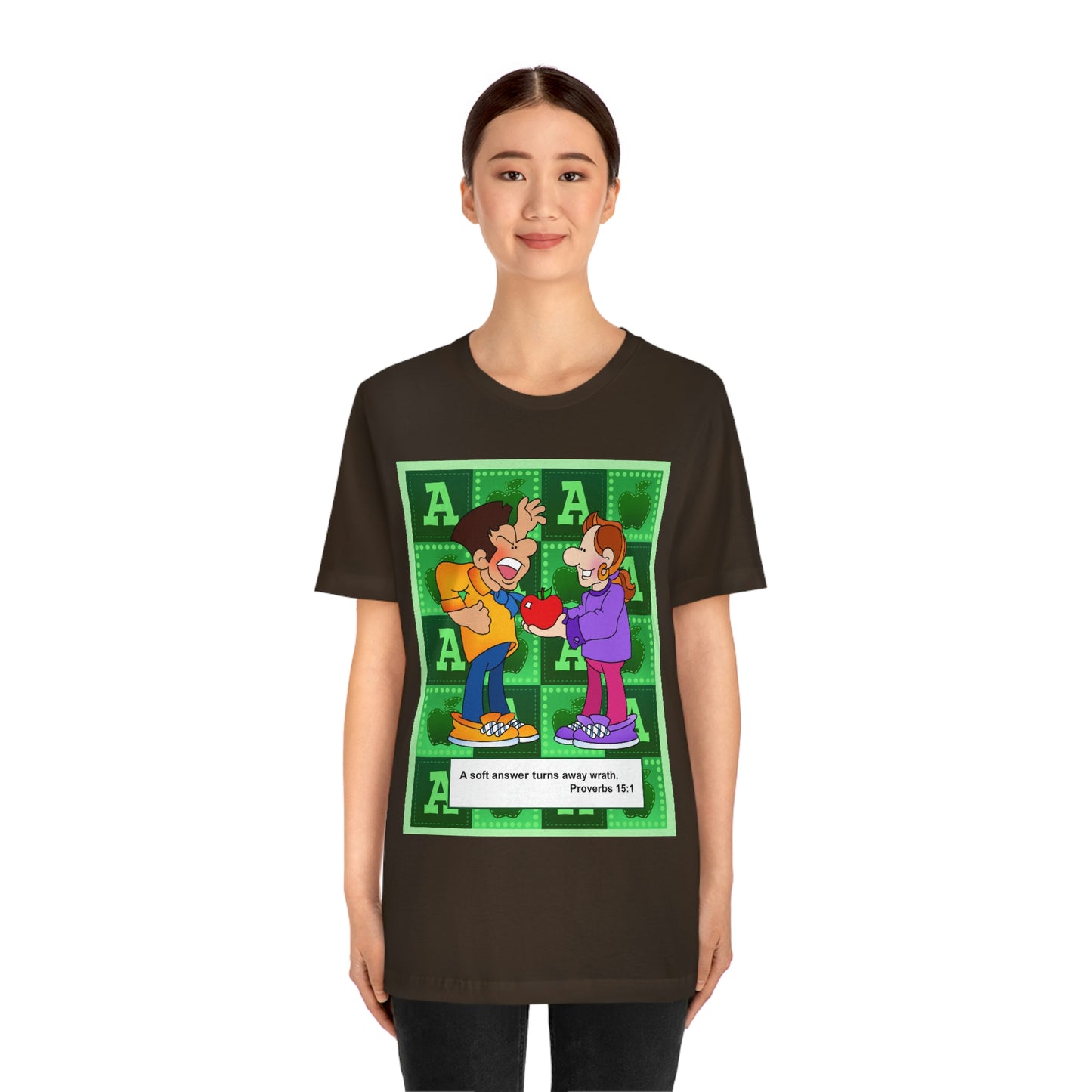 The Bible as Simple as ABC A Unisex Jersey Short Sleeve Tee
