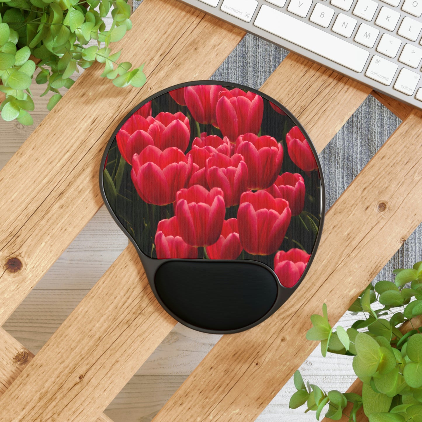 Flowers 24 Mouse Pad With Wrist Rest