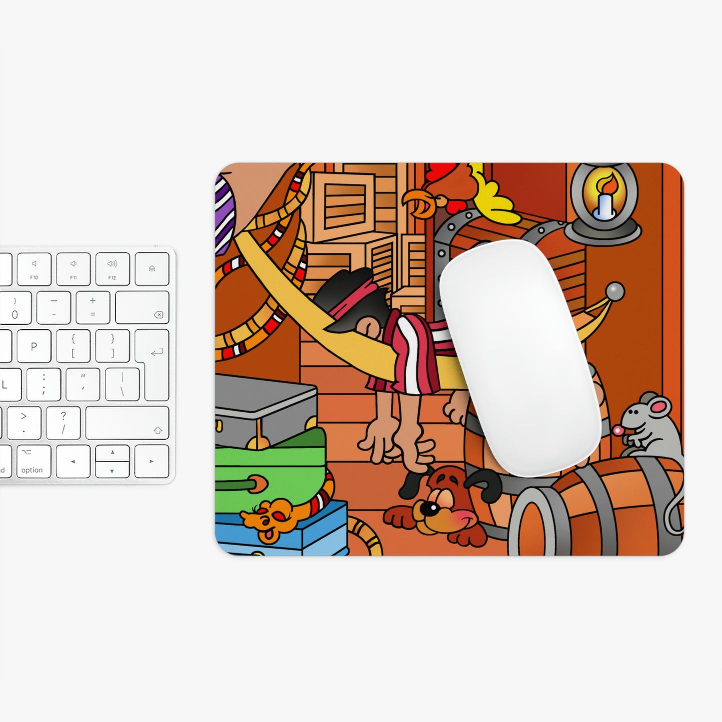 The Story of Jonah! Rectangle Mouse Pad