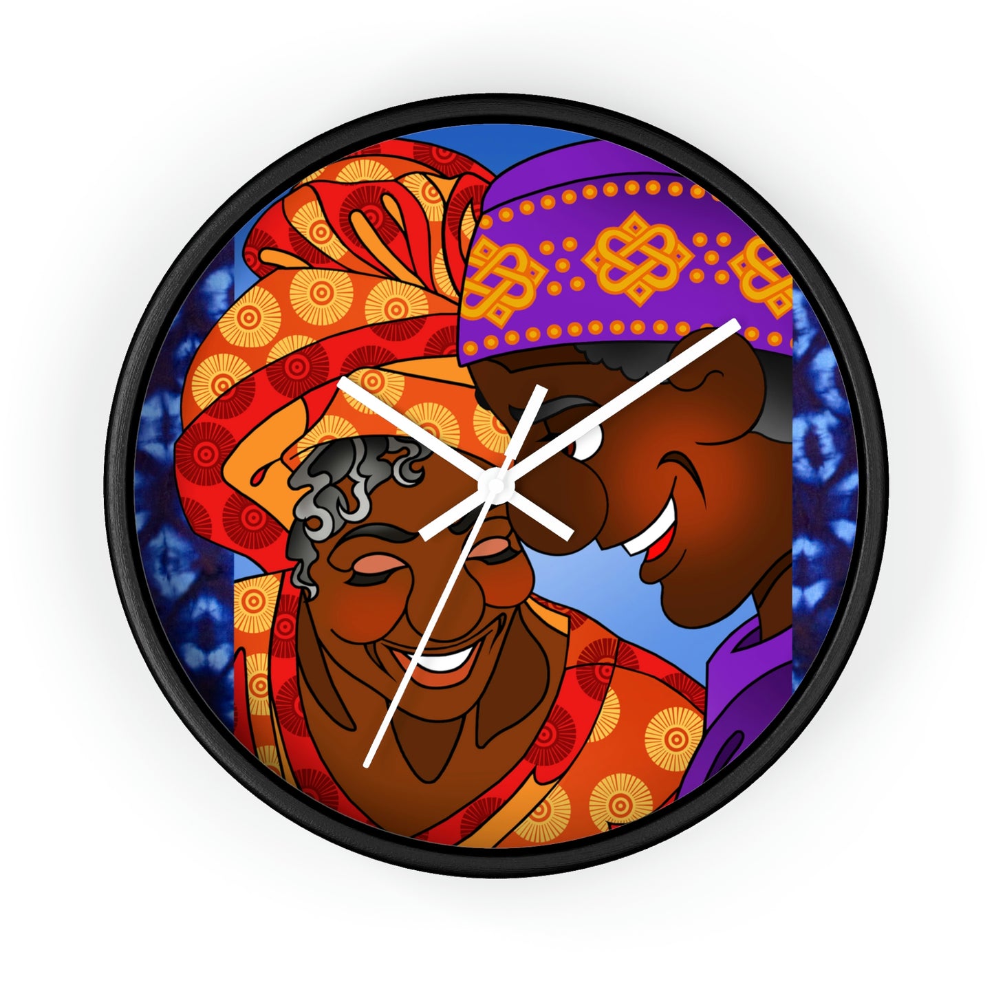 The Paramount Chief and One Wise Woman Wall clock
